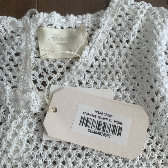 Doen Heirloom Tessa hand knit crochet dress NWT - Picture 8 of 10